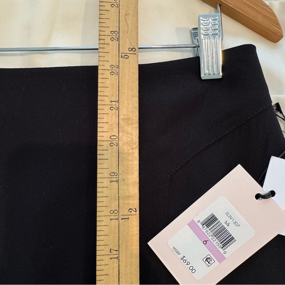 Ivanka Trump Lined Pencil Skirt Size 6 Color Black New with Tag - Picture 7 of 9